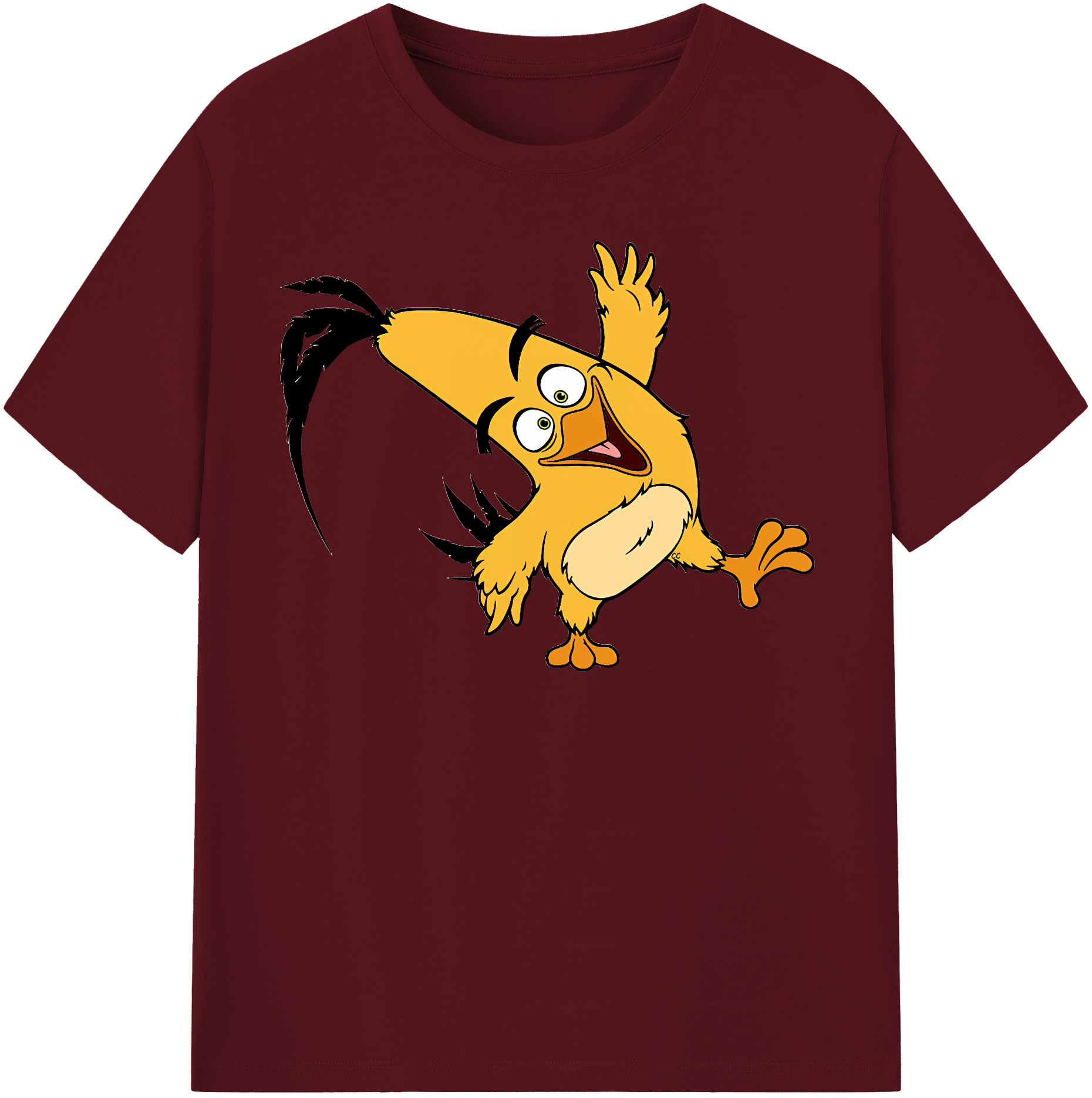 （画像用） Angry Birds アングリーバード 綿100％半袖Tシャツ（フロントプリント）